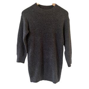 Uniqlo Girls Yarn Dress Size 9-10 Years Knit Long Sleeve Comfort Fall Winter